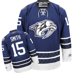 Craig Smith Reebok Nashville Predators Authentic Blue Third NHL Jersey