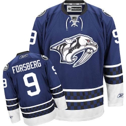 Filip Forsberg Reebok Nashville Predators Authentic Blue Third NHL Jersey