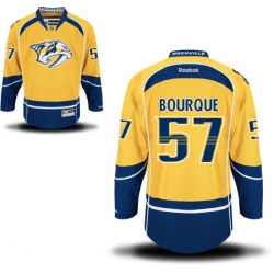 Gabriel Bourque Reebok Nashville Predators Premier Gold Home Jersey