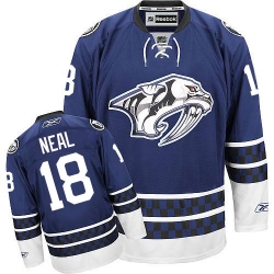 James Neal Reebok Nashville Predators Authentic Blue Third NHL Jersey