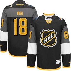 James Neal Reebok Nashville Predators Premier Black 2016 All Star NHL Jersey