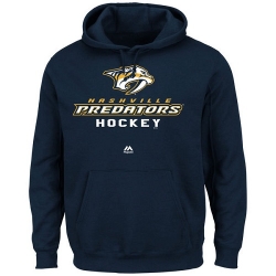 NHL Nashville Predators Majestic Big & Tall Critical Victory Pullover Hoodie - Navy Blue