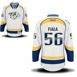 Kevin Fiala Reebok Nashville Predators Premier White Away Jersey