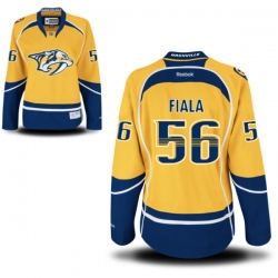 Kevin Fiala Women's Reebok Nashville Predators Premier Gold Home Jersey