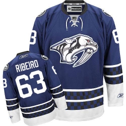 Mike Ribeiro Reebok Nashville Predators Authentic Blue Third NHL Jersey