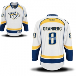 Petter Granberg Reebok Nashville Predators Premier White Away Jersey