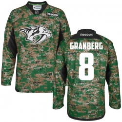 Petter Granberg Reebok Nashville Predators Premier Camo Digital Veteran's Day Practice Jersey