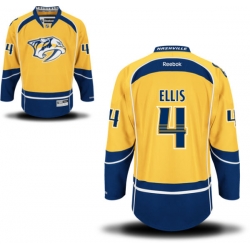 Ryan Ellis Reebok Nashville Predators Premier Gold Home Jersey