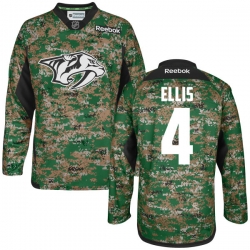 Ryan Ellis Reebok Nashville Predators Premier Camo Digital Veteran's Day Practice Jersey