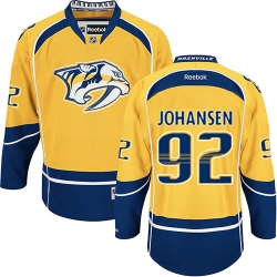 Ryan Johansen Reebok Nashville Predators Premier Gold Home NHL Jersey