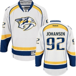 Ryan Johansen Reebok Nashville Predators Authentic White Away NHL Jersey