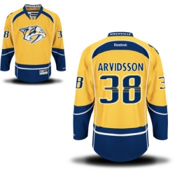 Viktor Arvidsson Reebok Nashville Predators Premier Gold Home Jersey