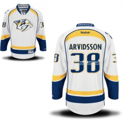 Viktor Arvidsson Reebok Nashville Predators Premier White Away Jersey