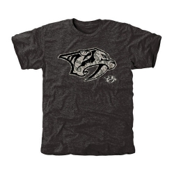 NHL Nashville Predators Black Rink Warrior Tri-Blend T-Shirt