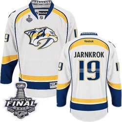 Calle Jarnkrok Reebok Nashville Predators Authentic White Away 2017 Stanley Cup Final NHL Jersey