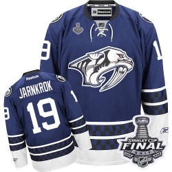 Calle Jarnkrok Reebok Nashville Predators Premier Blue Third 2017 Stanley Cup Final NHL Jersey