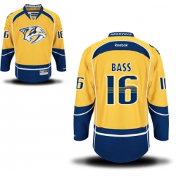 Cody Bass Reebok Nashville Predators Premier Gold Home Jersey