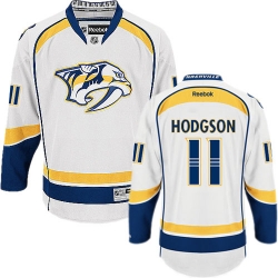 Cody Hodgson Reebok Nashville Predators Authentic White Away NHL Jersey