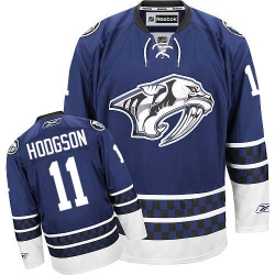 Cody Hodgson Reebok Nashville Predators Authentic Blue Third NHL Jersey