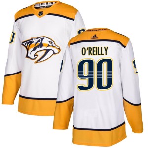 Ryan O'Reilly Men's Adidas Nashville Predators Authentic White Away Jersey