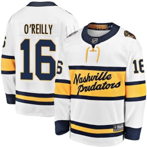 Cal O'Reilly Men's Fanatics Branded Nashville Predators Breakaway White 2020 Winter Classic Player Jersey