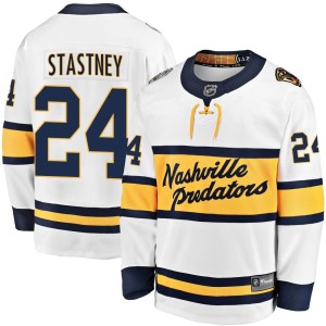 Spencer Stastney Men's Fanatics Branded Nashville Predators Breakaway White 2020 Winter Classic Player Jersey