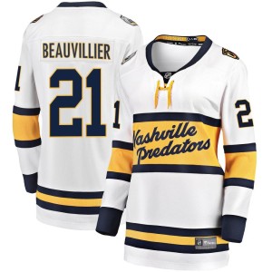 Anthony Beauvillier Women's Fanatics Branded Nashville Predators Breakaway White 2020 Winter Classic Player Jersey
