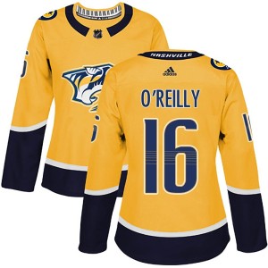 Cal O'Reilly Women's Adidas Nashville Predators Authentic Gold Home Jersey