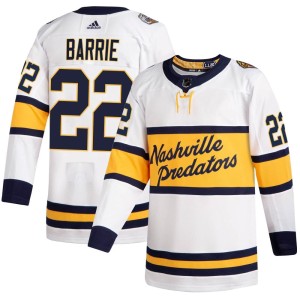 Tyson Barrie Youth Adidas Nashville Predators Authentic White 2020 Winter Classic Player Jersey