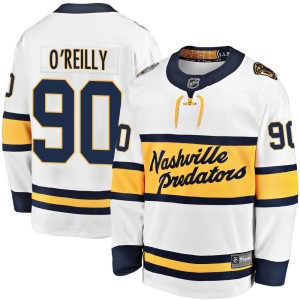 Ryan O'Reilly Youth Fanatics Branded Nashville Predators Breakaway White 2020 Winter Classic Player Jersey