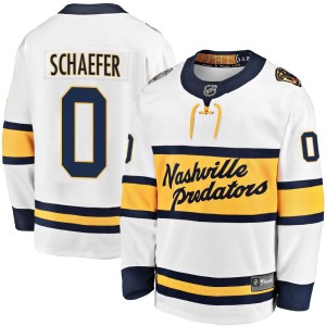 Reid Schaefer Men's Fanatics Branded Nashville Predators Breakaway White 2020 Winter Classic Player Jersey