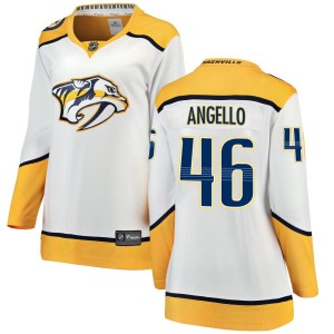 Anthony Angello Women's Fanatics Branded Nashville Predators Breakaway White Away Jersey