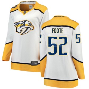 Cal Foote Women's Fanatics Branded Nashville Predators Breakaway White Away Jersey