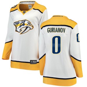 Denis Gurianov Women's Fanatics Branded Nashville Predators Breakaway White Away Jersey
