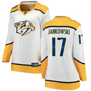 Mark Jankowski Women's Fanatics Branded Nashville Predators Breakaway White Away Jersey