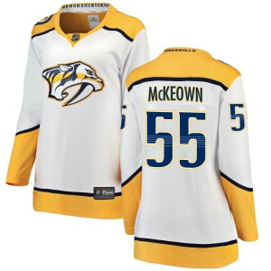Roland McKeown Women's Fanatics Branded Nashville Predators Breakaway White Away Jersey