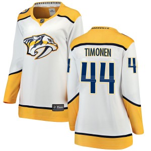 Kimmo Timonen Women's Fanatics Branded Nashville Predators Breakaway White Away Jersey