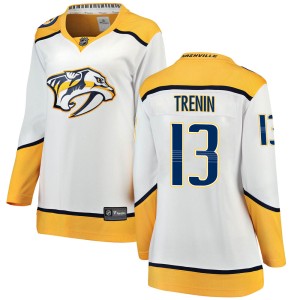 Yakov Trenin Women's Fanatics Branded Nashville Predators Breakaway White Away Jersey