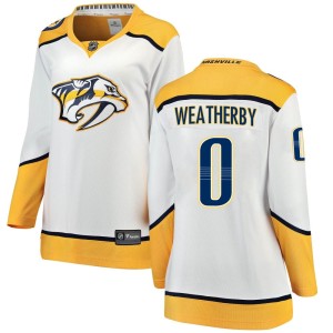 Jasper Weatherby Women's Fanatics Branded Nashville Predators Breakaway White Away Jersey