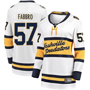 Dante Fabbro Women's Fanatics Branded Nashville Predators Breakaway White 2020 Winter Classic Jersey