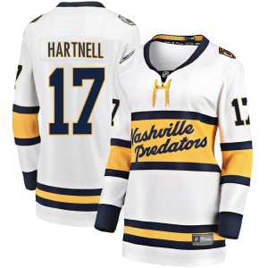 Scott Hartnell Women's Fanatics Branded Nashville Predators Breakaway White 2020 Winter Classic Jersey