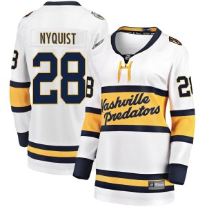 Gustav Nyquist Women's Fanatics Branded Nashville Predators Breakaway White 2020 Winter Classic Player Jersey