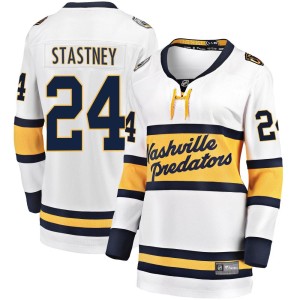 Spencer Stastney Women's Fanatics Branded Nashville Predators Breakaway White 2020 Winter Classic Player Jersey