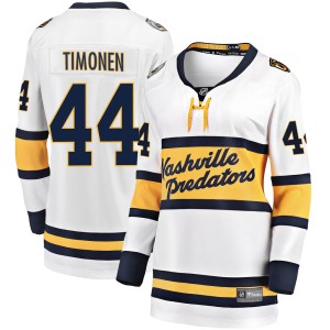 Kimmo Timonen Women's Fanatics Branded Nashville Predators Breakaway White 2020 Winter Classic Jersey