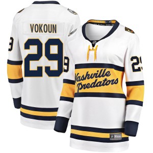 Tomas Vokoun Women's Fanatics Branded Nashville Predators Breakaway White 2020 Winter Classic Jersey