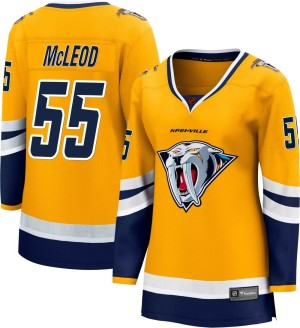 Cody Mcleod Women's Fanatics Branded Nashville Predators Breakaway Yellow Cody McLeod Special Edition 2.0 Jersey