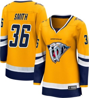 Cole Smith Women's Fanatics Branded Nashville Predators Breakaway Yellow Special Edition 2.0 Jersey