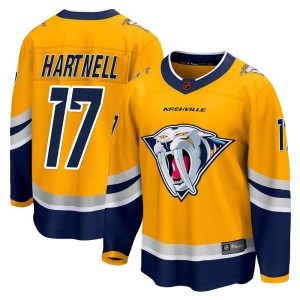 Scott Hartnell Youth Fanatics Branded Nashville Predators Breakaway Yellow Special Edition 2.0 Jersey