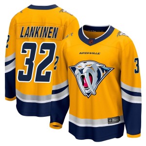 Kevin Lankinen Youth Fanatics Branded Nashville Predators Breakaway Yellow Special Edition 2.0 Jersey