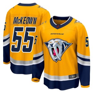Roland McKeown Youth Fanatics Branded Nashville Predators Breakaway Yellow Special Edition 2.0 Jersey